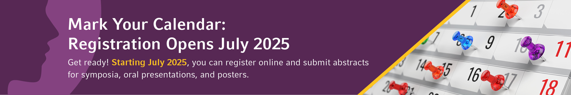 Online Registration and Abstract Submission available soon